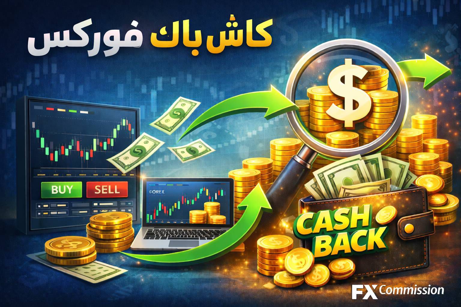 كاش باك فوركس: كيف تسترد عمولات التداول وتزيد أرباحك؟